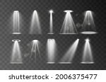 stage lighting  a collection of ... | Shutterstock .eps vector #2006375477