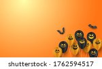 happy halloween banner greeting ... | Shutterstock .eps vector #1762594517