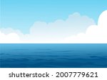 sea vector illustration with... | Shutterstock .eps vector #2007779621