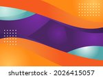 abstract  wavy geometric... | Shutterstock .eps vector #2026415057
