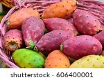Colored Prickly Pear In A...