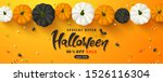 halloween sale horizontal... | Shutterstock .eps vector #1526116304