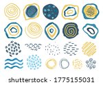 collection of hand drawn... | Shutterstock .eps vector #1775155031