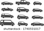 set of car types on a white... | Shutterstock .eps vector #1740531017