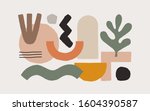 collection of fashionable... | Shutterstock .eps vector #1604390587