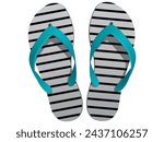 Small photo of Slipper Flip-flops Sandal, flip flop, fashion,ai