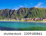 Bleik. A fishing village in Andoy Municipality in Nordland county, Norway.