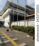 Small photo of Jakarta, Indonesia - september 09 2018 : It is one of four pioneer stations, namely Tanah Abang Station, Sudirman Station, Juanda Station and Pasar Senen Station.