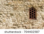 Weathered Stone Wall With...