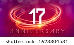 17 years anniversary logo... | Shutterstock .eps vector #1623304531