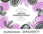 hand drawn sketch style passion ... | Shutterstock .eps vector #2093250577