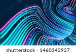 cyber stream on dark background.... | Shutterstock .eps vector #1460342927
