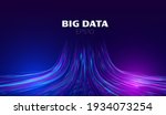big data vector background.... | Shutterstock .eps vector #1934073254