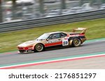 Small photo of Scarperia, 3 April 2022: BMW M1 of Team Warsteiner Procar Series 1980 ex Manfred Winkelhock in action during Mugello Classic 2022 at Mugello Circuit in Italy.