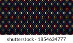 colorful rhombus shape motif... | Shutterstock .eps vector #1854634777