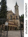 Small photo of Church of the Visitation where the Virgin Mary visited her cousin Elisabeth and Zacharias and where she recited the Magnificat, in Ein Kerem near Jerusalem. Originally erected by the Crusaders