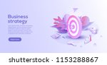 business analysis isometric... | Shutterstock .eps vector #1153288867