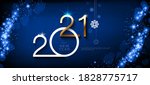 happy new year 2021. golden... | Shutterstock .eps vector #1828775717