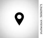 location icon. sign design.... | Shutterstock .eps vector #560609671