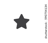 star icon. sign design | Shutterstock . vector #590754134