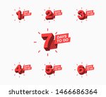 number of days left to go... | Shutterstock .eps vector #1466686364