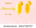 National mimosa day vector....