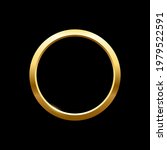 gold round frame for picture on ... | Shutterstock .eps vector #1979522591