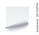 paper sticker with curl corner... | Shutterstock .eps vector #2071539794