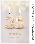 happy birthday greeting card... | Shutterstock .eps vector #2151696221