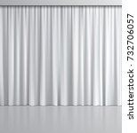 Free Vector White Curtains