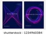 big data background. technology ... | Shutterstock .eps vector #1234960384