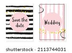 glitter confetti. stripe... | Shutterstock .eps vector #2113744031