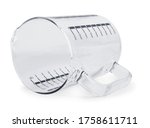 empty measuring cup isolated on ... | Shutterstock . vector #1758611711