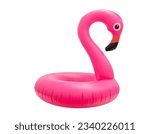 Pink flamingo inflatable buoy...
