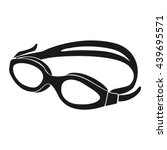 Swimming Goggles Icon Vector....