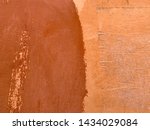 Abstract Texture of the old Italian wall terracotta colored