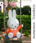 Small photo of Cha-am, THAILAND - SETEMBER 24, 2017: Miffy zone in the Santorni Park.