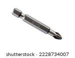 Screwdriver bit isolated on a white background. Screwdriver bit