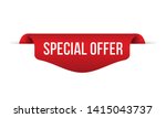red banner special offer... | Shutterstock .eps vector #1415043737