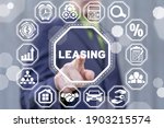 Small photo of Leasing business concept. Agreement between lessee and lessor over the rent of an asset as car, vehicle, land, real estate or equipment, or buy.