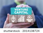 Business concept of venture capital funding.