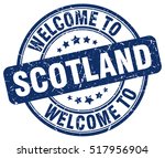 Welcome To Scotland. Stamp.