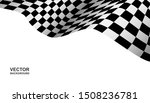 black and white checkered flag... | Shutterstock .eps vector #1508236781