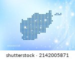 abstract pixel map of... | Shutterstock .eps vector #2142005871