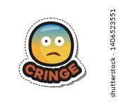 Cringe. Emoji Sticker For...