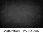 Small photo of Chalkboard or black board texture abstract background with grunge dirt white chalk rubbed out on blank black billboard wall, copy space, element can use for wallpaper education communication backdrop