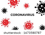 coronavirus background. wuhan... | Shutterstock .eps vector #1673580787