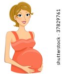 Pregnant Woman Silhouette Clipart Free Stock Photo - Public Domain Pictures