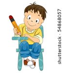 Pencil Boy Clipart Free Stock Photo - Public Domain Pictures