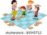 Illustration Of Kids Playing A...